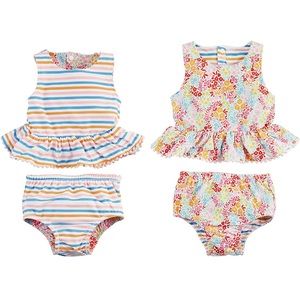 👙NWT Reversible Mud Pie swimsuit set | 9-12M